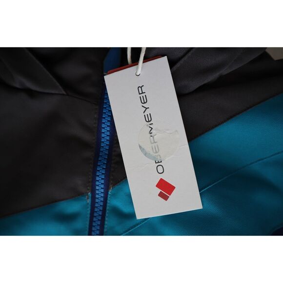 Obermeyer 61076-23003 Kid's Sz 7 Stone/Blue Altair Insulated Snow Jacket - Picture 6 of 16